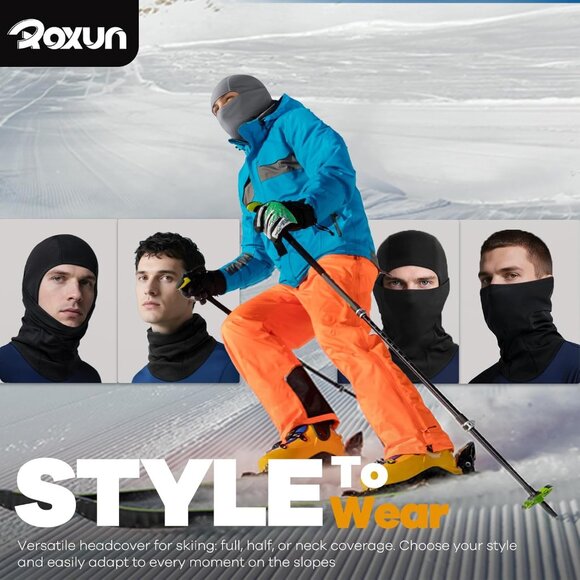 ⚡Ski Mask Balaclava Pro Windproof Thermal Face Cover & Neck Warmer for Winter - Picture 7 of 7